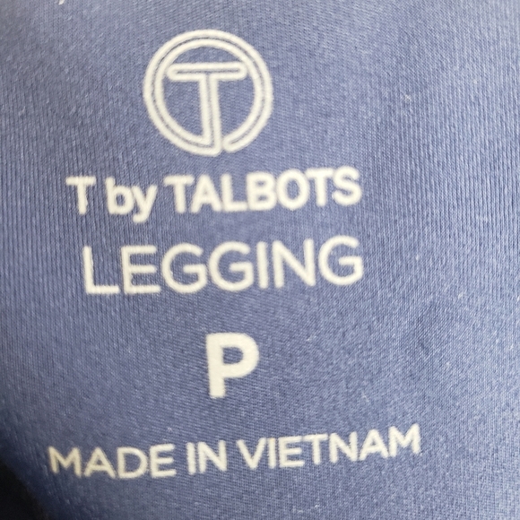 T by Talbot's Navy Athletic Leggings Sz P - Picture 8 of 9